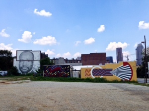 A few of the murals off of Edgewood Ave.